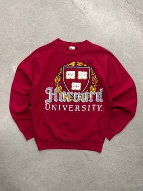 Vintage Harvard University Colligate Crewneck Sweatshirt - L